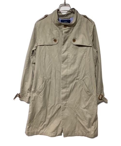 SHIPS（シップス）SHIPS (シップス) スタンドカラーコート ベージュ サイズ:サイズ38の古着・服飾アイテム