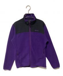 MARMOT（マーモット）の古着「フリースジャケット」｜パープル×ブラック
