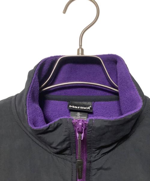 MARMOT（マーモット）MARMOT (マーモット) フリースジャケット パープル×ブラック サイズ:XLの古着・服飾アイテム
