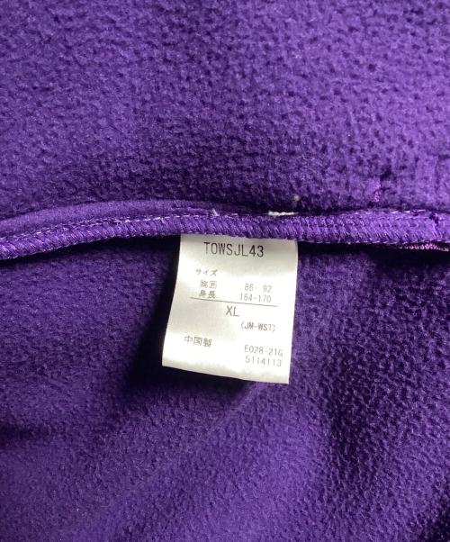 MARMOT（マーモット）MARMOT (マーモット) フリースジャケット パープル×ブラック サイズ:XLの古着・服飾アイテム