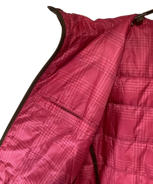 Columbia（コロンビア）Columbia (コロンビア) ダウンジャケット ブラウン×ピンク サイズ:Lの古着・服飾アイテム