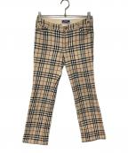 BURBERRY BLUE LABELバーバリー ブルー レーベル）の古着「ノヴァチェックパンツ」｜ベージュ