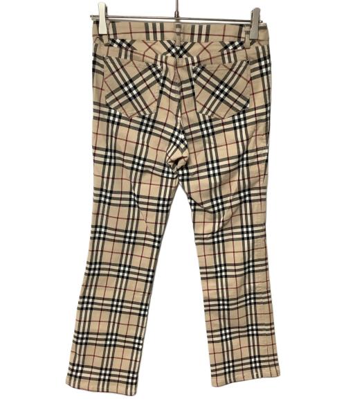 BURBERRY BLUE LABEL（バーバリー ブルー レーベル）BURBERRY BLUE LABEL (バーバリー ブルー レーベル) ノヴァチェックパンツ ベージュ サイズ:サイズ38の古着・服飾アイテム