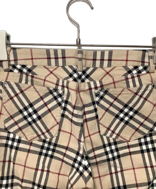 BURBERRY BLUE LABEL（バーバリー ブルー レーベル）BURBERRY BLUE LABEL (バーバリー ブルー レーベル) ノヴァチェックパンツ ベージュ サイズ:サイズ38の古着・服飾アイテム