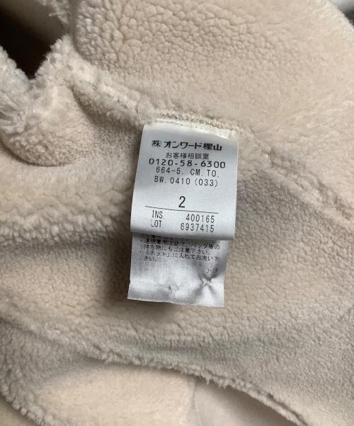 TOCCA（トッカ）TOCCA (トッカ) フェイクムートンコート アイボリー サイズ:サイズ2の古着・服飾アイテム