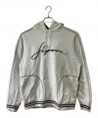 SUPREMEシュプリーム）の古着「19SS Contrast Embroidered Hooded Sweatshirt」｜ブルー
