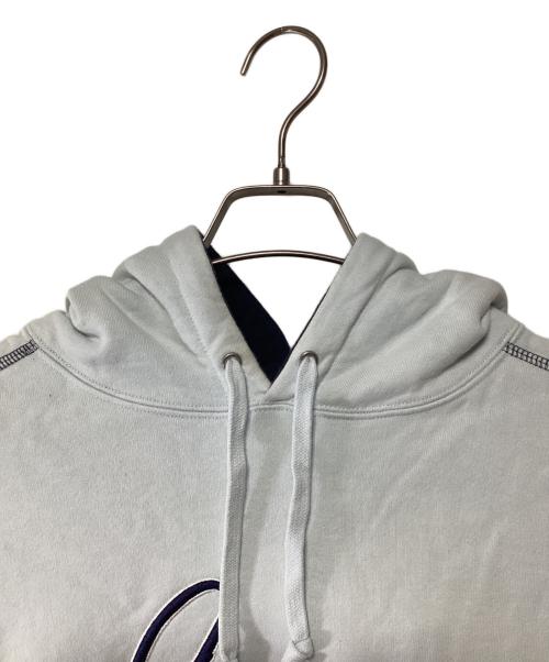 SUPREME（シュプリーム）SUPREME (シュプリーム) 19SS Contrast Embroidered Hooded Sweatshirt ブルー サイズ:Lの古着・服飾アイテム