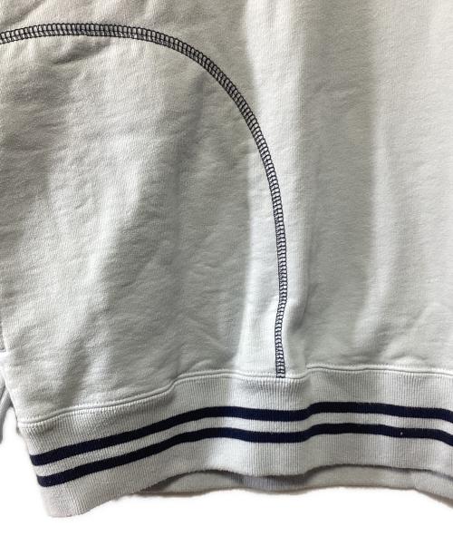 SUPREME（シュプリーム）SUPREME (シュプリーム) 19SS Contrast Embroidered Hooded Sweatshirt ブルー サイズ:Lの古着・服飾アイテム