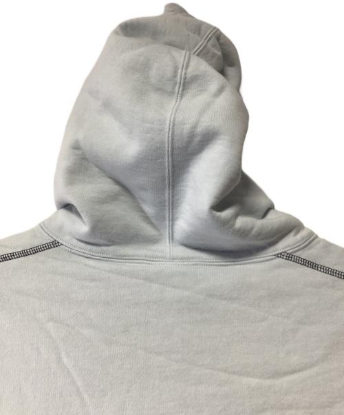 SUPREME（シュプリーム）SUPREME (シュプリーム) 19SS Contrast Embroidered Hooded Sweatshirt ブルー サイズ:Lの古着・服飾アイテム