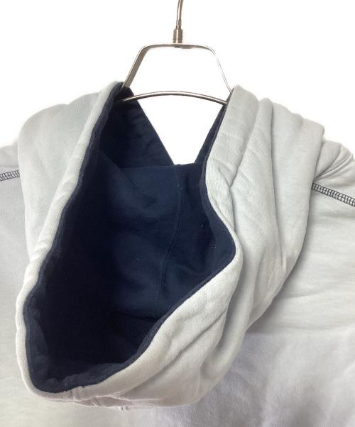 SUPREME（シュプリーム）SUPREME (シュプリーム) 19SS Contrast Embroidered Hooded Sweatshirt ブルー サイズ:Lの古着・服飾アイテム
