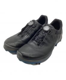 ECCO（エコー）の古着「ゴルフシューズ」｜ブラック
