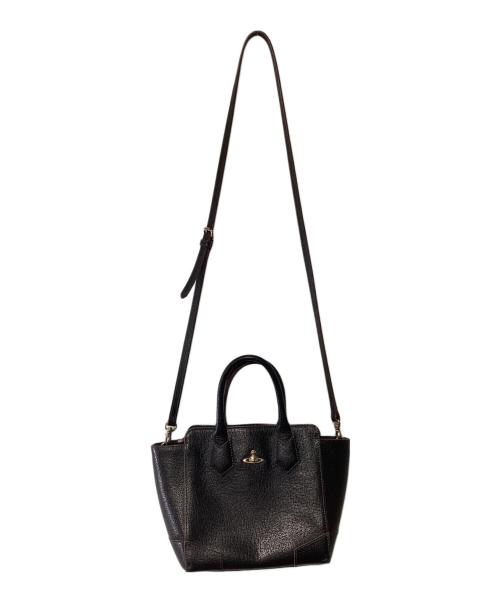 Vivienne Westwood（ヴィヴィアンウエストウッド）Vivienne Westwood (ヴィヴィアンウエストウッド) 2WAYバッグ ブラックの古着・服飾アイテム