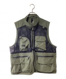 THE NORTH FACE（ザ ノース フェイス）の古着「ユーティリティメッシュベスト」｜オリーブ