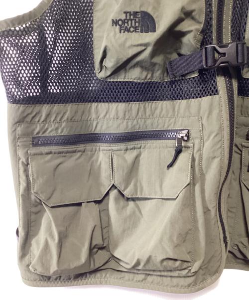 THE NORTH FACE（ザ ノース フェイス）THE NORTH FACE (ザ ノース フェイス) ユーティリティメッシュベスト オリーブ サイズ:Lの古着・服飾アイテム