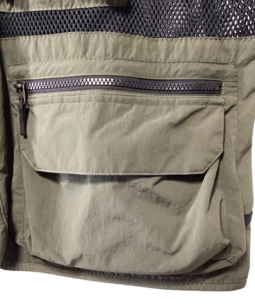 THE NORTH FACE（ザ ノース フェイス）THE NORTH FACE (ザ ノース フェイス) ユーティリティメッシュベスト オリーブ サイズ:Lの古着・服飾アイテム