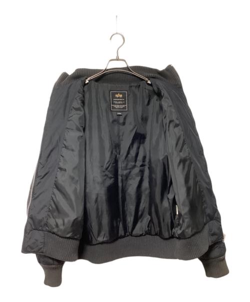 ALPHA INDUSTRIES（アルファインダストリーズ）ALPHA INDUSTRIES (アルファインダストリーズ) 中綿ジャケット ブラック サイズ:Lの古着・服飾アイテム
