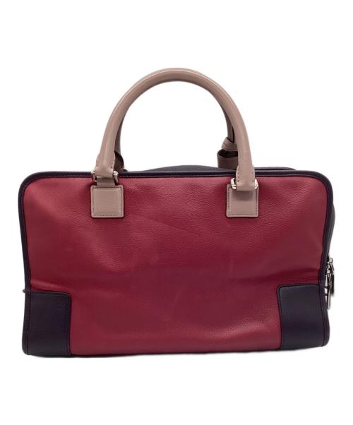 LOEWE（ロエベ）LOEWE (ロエベ) ハンドバッグ ピンク×パープルの古着・服飾アイテム