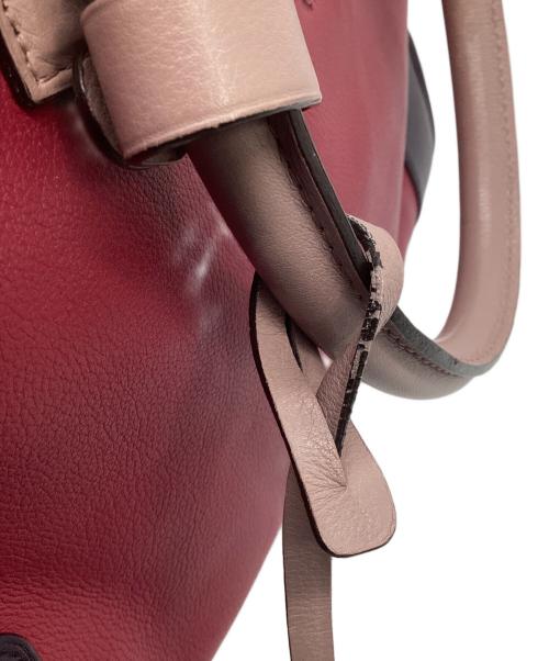 LOEWE（ロエベ）LOEWE (ロエベ) ハンドバッグ ピンク×パープルの古着・服飾アイテム