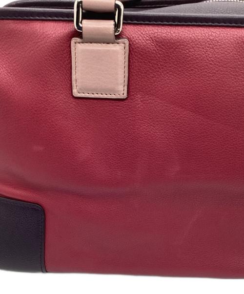 LOEWE（ロエベ）LOEWE (ロエベ) ハンドバッグ ピンク×パープルの古着・服飾アイテム