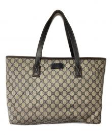 GUCCI（グッチ）の古着「トートバッグ」｜グレー×ブラウン