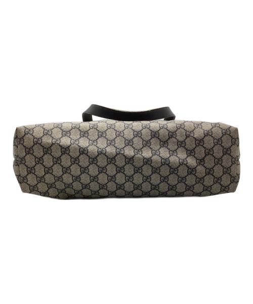 GUCCI（グッチ）GUCCI (グッチ) トートバッグ グレー×ブラウンの古着・服飾アイテム