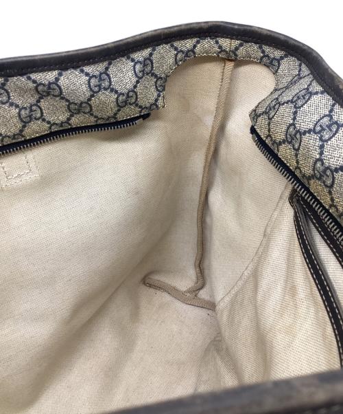 GUCCI（グッチ）GUCCI (グッチ) トートバッグ グレー×ブラウンの古着・服飾アイテム