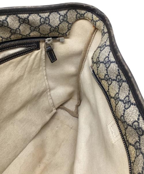 GUCCI（グッチ）GUCCI (グッチ) トートバッグ グレー×ブラウンの古着・服飾アイテム
