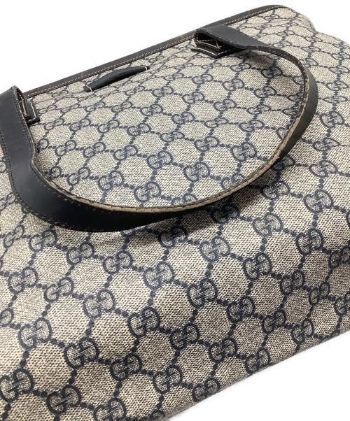 GUCCI（グッチ）GUCCI (グッチ) トートバッグ グレー×ブラウンの古着・服飾アイテム