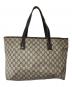 GUCCI (グッチ) トートバッグ グレー×ブラウン：20000円