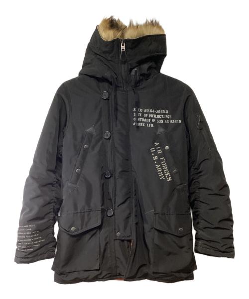 AVIREX（アヴィレックス）AVIREX (アヴィレックス) 中綿ジャケット ブラック サイズ:Mの古着・服飾アイテム