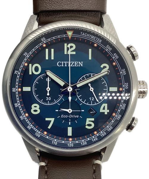 CITIZEN（シチズン）CITIZEN (シチズン) クロノグラフ ネイビーの古着・服飾アイテム