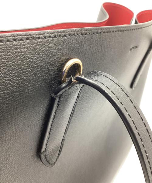 COACH（コーチ）COACH (コーチ) ハンドバッグ ブラック×レッドの古着・服飾アイテム
