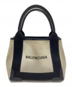 BALENCIAGAバレンシアガ）の古着「ハンドバッグ」｜ベージュ×ブラック