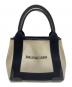 BALENCIAGA（バレンシアガ）の古着「ハンドバッグ」｜ベージュ×ブラック