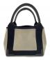 BALENCIAGA (バレンシアガ) ハンドバッグ ベージュ×ブラック：25000円