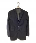 BURBERRY BLACK LABELバーバリーブラックレーベル）の古着「銀釦テーラードジャケット」｜ブラック