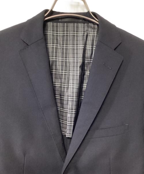 BURBERRY BLACK LABEL（バーバリーブラックレーベル）BURBERRY BLACK LABEL (バーバリーブラックレーベル) 銀釦テーラードジャケット ブラック サイズ:Lの古着・服飾アイテム