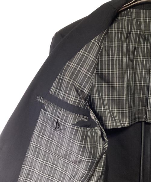 BURBERRY BLACK LABEL（バーバリーブラックレーベル）BURBERRY BLACK LABEL (バーバリーブラックレーベル) 銀釦テーラードジャケット ブラック サイズ:Lの古着・服飾アイテム