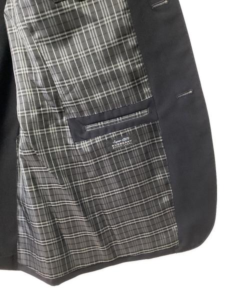 BURBERRY BLACK LABEL（バーバリーブラックレーベル）BURBERRY BLACK LABEL (バーバリーブラックレーベル) 銀釦テーラードジャケット ブラック サイズ:Lの古着・服飾アイテム