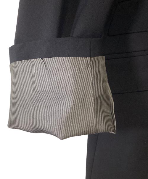 BURBERRY BLACK LABEL（バーバリーブラックレーベル）BURBERRY BLACK LABEL (バーバリーブラックレーベル) 銀釦テーラードジャケット ブラック サイズ:Lの古着・服飾アイテム