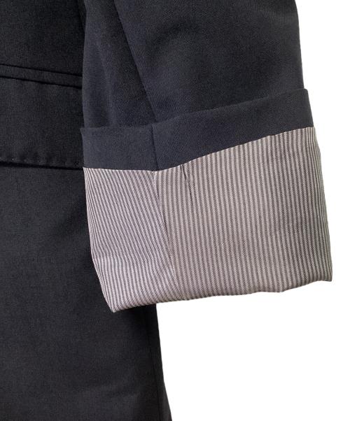 BURBERRY BLACK LABEL（バーバリーブラックレーベル）BURBERRY BLACK LABEL (バーバリーブラックレーベル) 銀釦テーラードジャケット ブラック サイズ:Lの古着・服飾アイテム