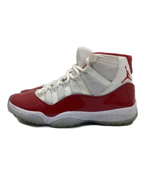 NIKE（ナイキ）NIKE (ナイキ) AIR JORDAN 11 RETRO ホワイト×レッド サイズ:25.5の古着・服飾アイテム
