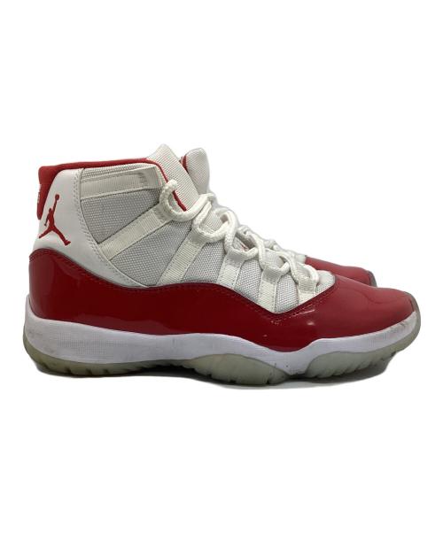NIKE（ナイキ）NIKE (ナイキ) AIR JORDAN 11 RETRO ホワイト×レッド サイズ:25.5の古着・服飾アイテム