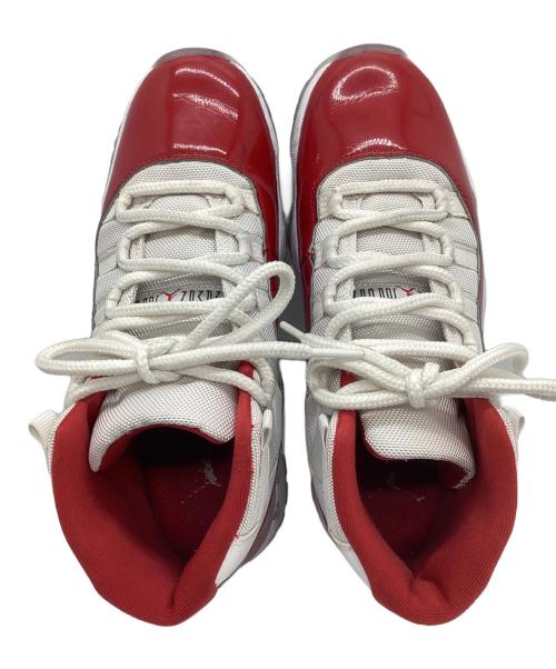 NIKE（ナイキ）NIKE (ナイキ) AIR JORDAN 11 RETRO ホワイト×レッド サイズ:25.5の古着・服飾アイテム
