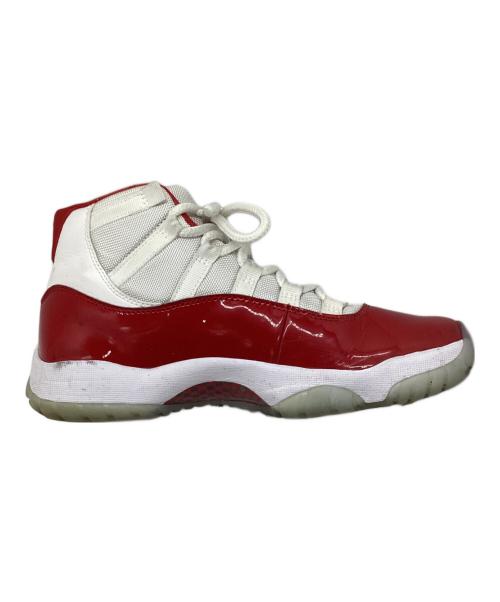 NIKE（ナイキ）NIKE (ナイキ) AIR JORDAN 11 RETRO ホワイト×レッド サイズ:25.5の古着・服飾アイテム