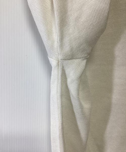 BALENCIAGA SPORTS（バレンシアガ）BALENCIAGA SPORTS (バレンシアガ) ニットポロシャツ ホワイト×ブラック サイズ:Lの古着・服飾アイテム