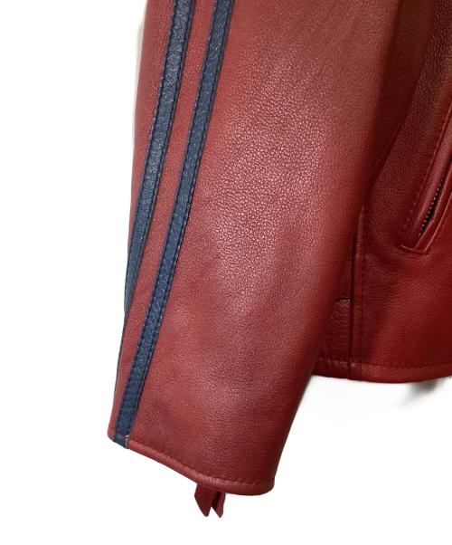 Schott（ショット）Schott (ショット) CLASSIC RACER JACKET レッド サイズ:Lの古着・服飾アイテム