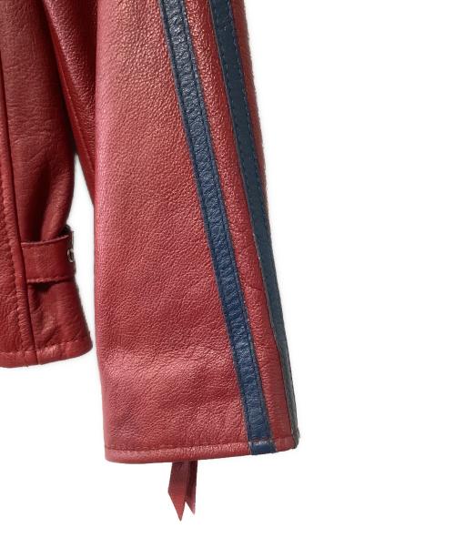 Schott（ショット）Schott (ショット) CLASSIC RACER JACKET レッド サイズ:Lの古着・服飾アイテム