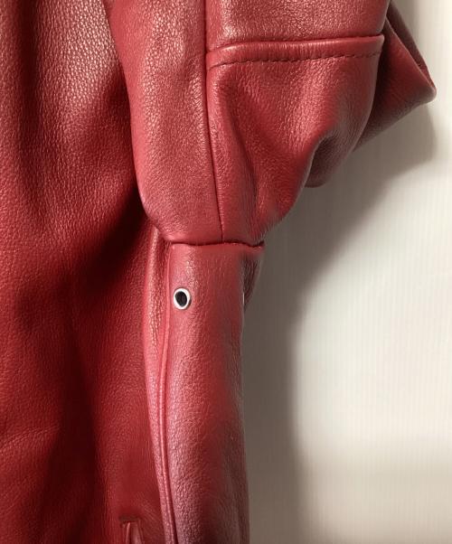 Schott（ショット）Schott (ショット) CLASSIC RACER JACKET レッド サイズ:Lの古着・服飾アイテム
