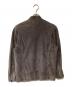 LOUIS VUITTON (ルイ ヴィトン) スエードシングルライダースジャケット チャコールグレー サイズ:48：100000円